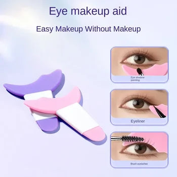 ২ পিচ-Eyeliner Template Silicone Stencil-2pcs