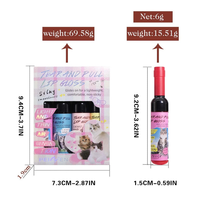 Wine Lip Tint-4 pcs set