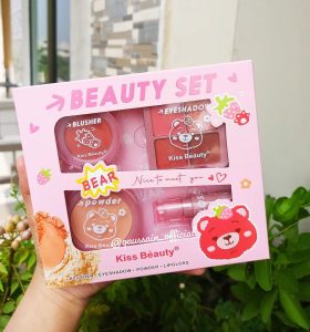 (২ সেটের কম্বো) 4in1 Cat Claw Makeup Set-Pink+Orange Combo