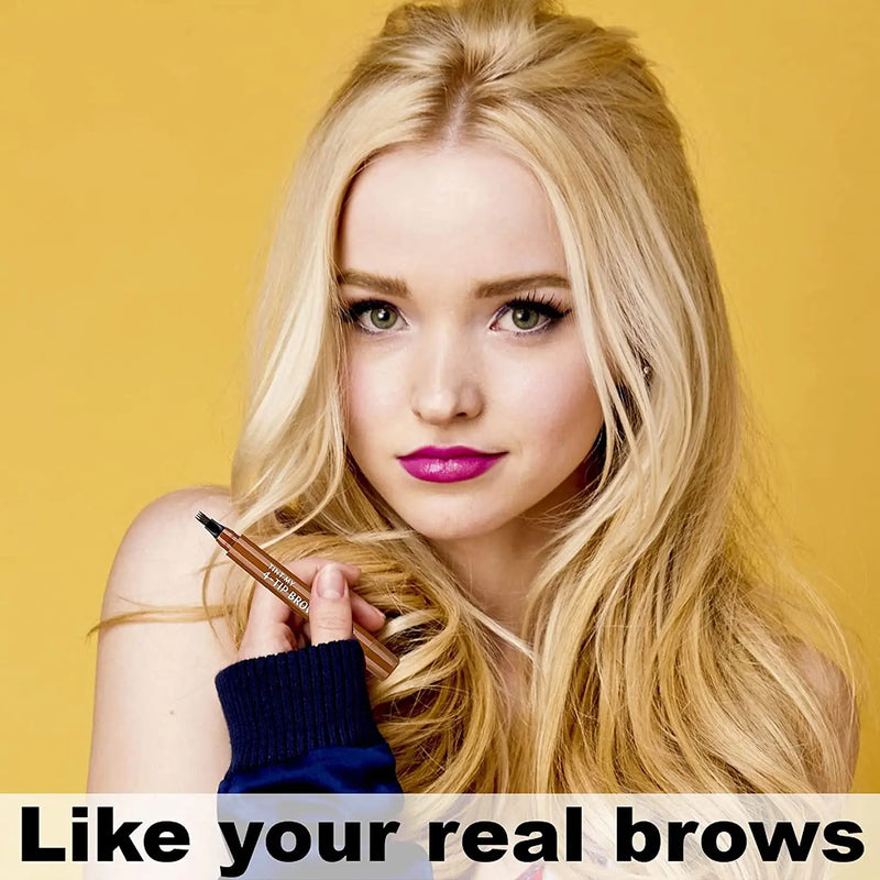 ৩ কালারের কম্বো- 4 Points Eyebrow Pen