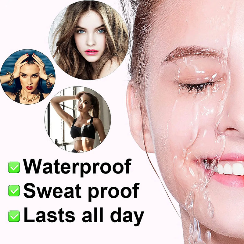 ( ডার্ক ব্রাউন ) Waterproof 4 Points Eyebrow Pen