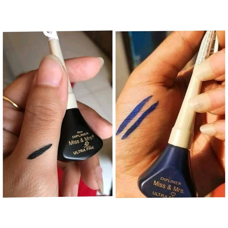 (Black+Blue Combo Color)Miss & Mrs. Ultra-Fine Dipliner
