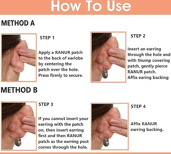 Ear Lobe Support Patches-100pcs