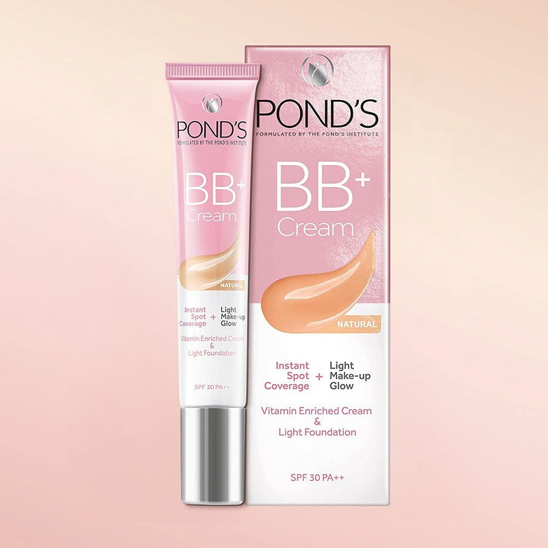 Ponds BB+ Cream Instant Spot Coverage + Light Make-up Glow (Natural shad)
