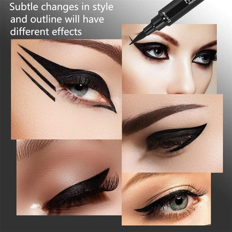 Eid Offer-2 pcs-Miss Rose Stamp Eyeliner 2 in 1