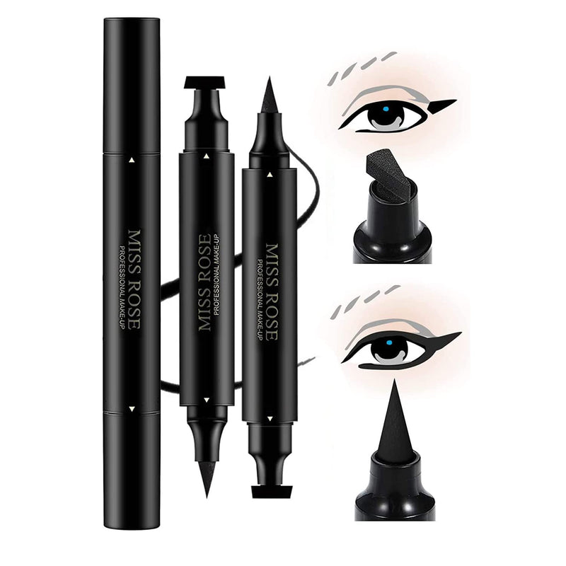 Eid Offer-2 pcs-Miss Rose Stamp Eyeliner 2 in 1