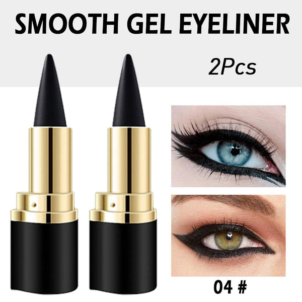Natural Black Eyeliner & Gel Pencil-2pcs
