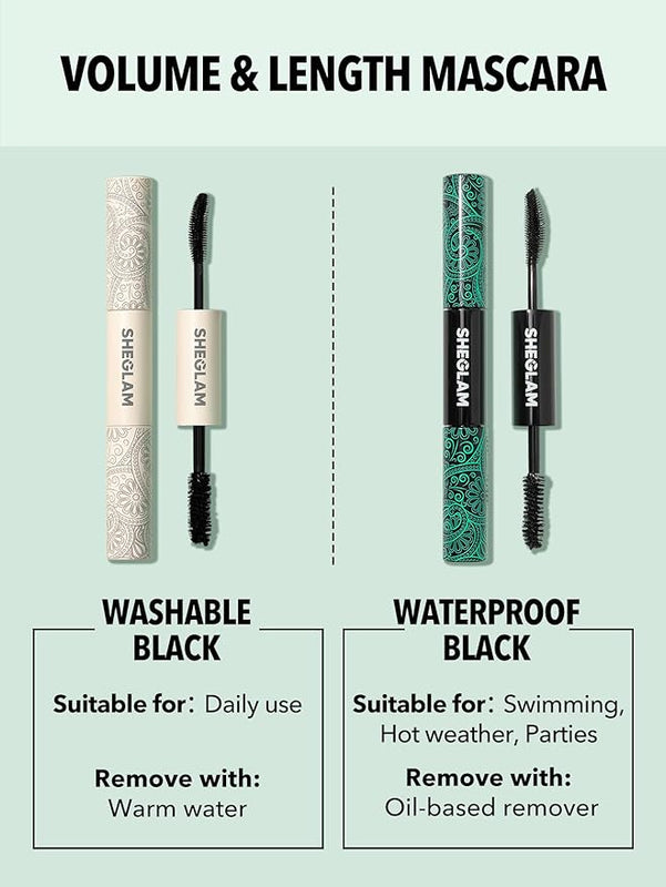 SHEGLAM 2 In1 Waterproof Mascara