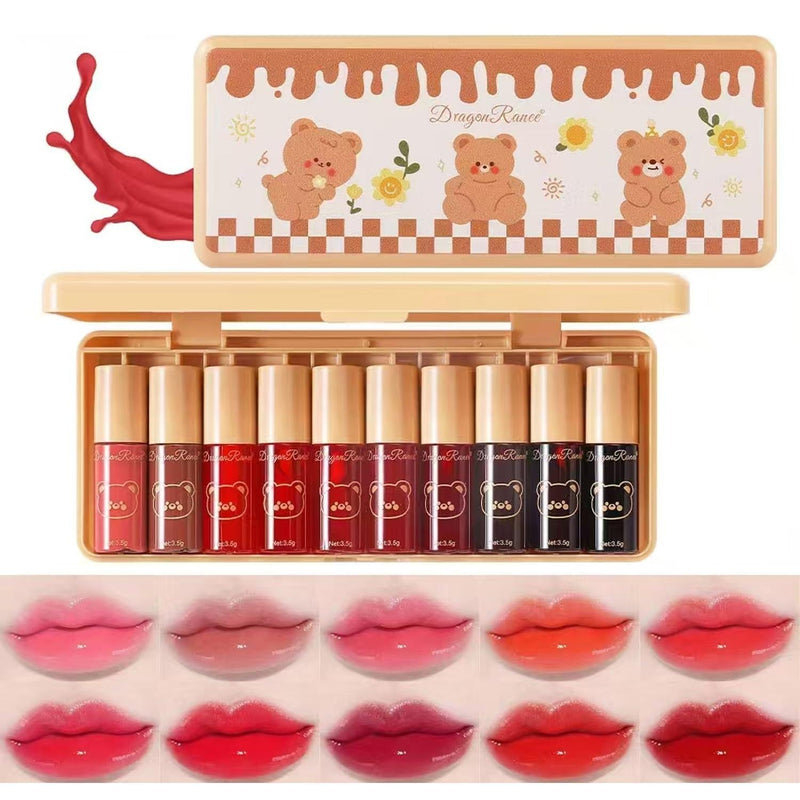 A-B-C Set Combo-30 Colors Lip Tint Stain Set, Korean Lip Gloss