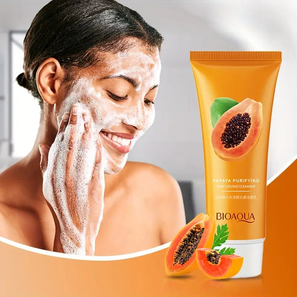BIOAQUA Papaya Cleansing Cleanser-1pcs+১ পিচ ফ্রি