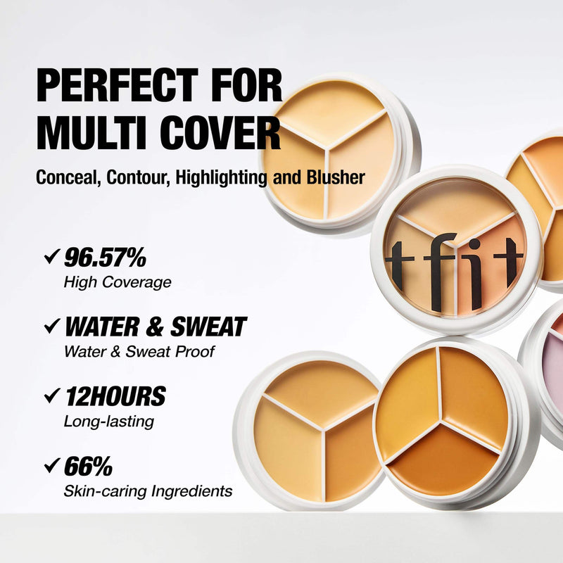 TFIT 3 Color Concealer Palette