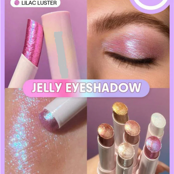 ✨💖Purple-পার্টি, ফটোশুট বা ডেইলি মেকআপ-Jelly Shimmer Stick / Glitter Eyeshadow Stick