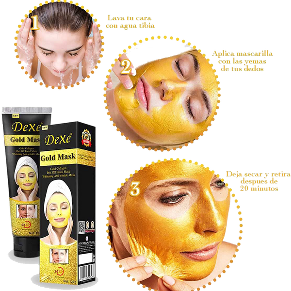 Dexe Gold Collagen Peel Off Mask