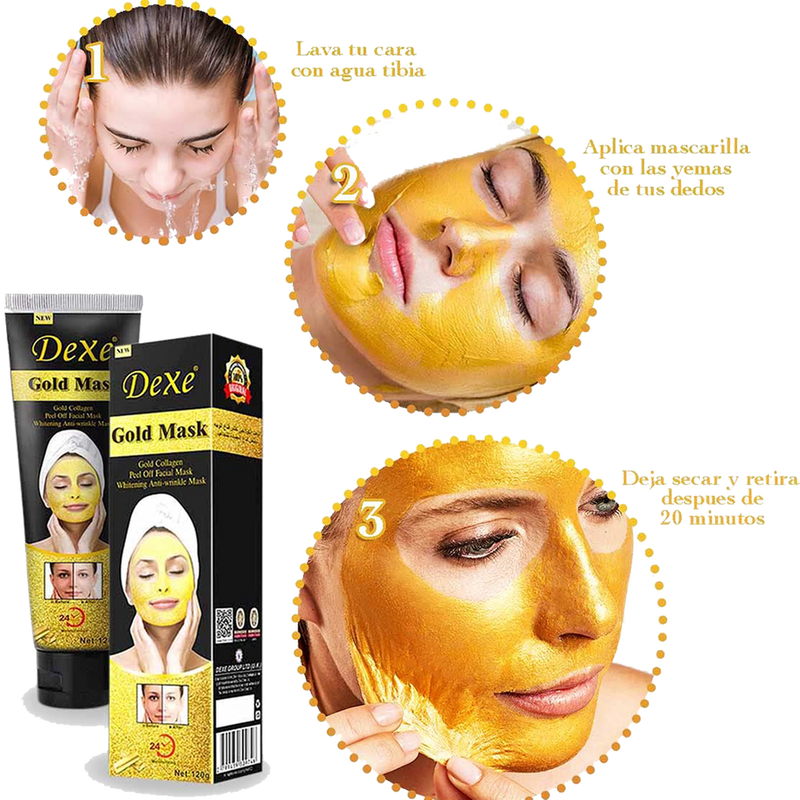 Dexe Gold Collagen Peel Off Mask