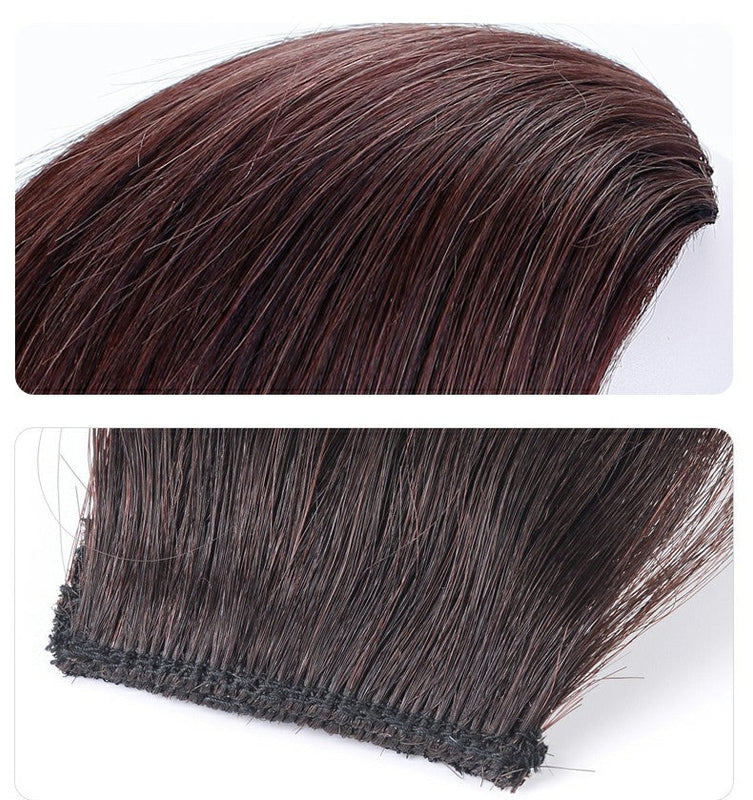 ৪ ইঞ্চি (কালো কালার) Women Fluffy Invisible Seamless Hair Pads Clip in Hair Extension Lining