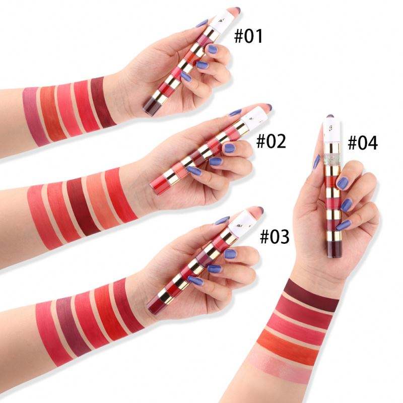 💄✨ 5 In 1 Liquid Lipstick – One Stick, Endless Beauty! ✨💋