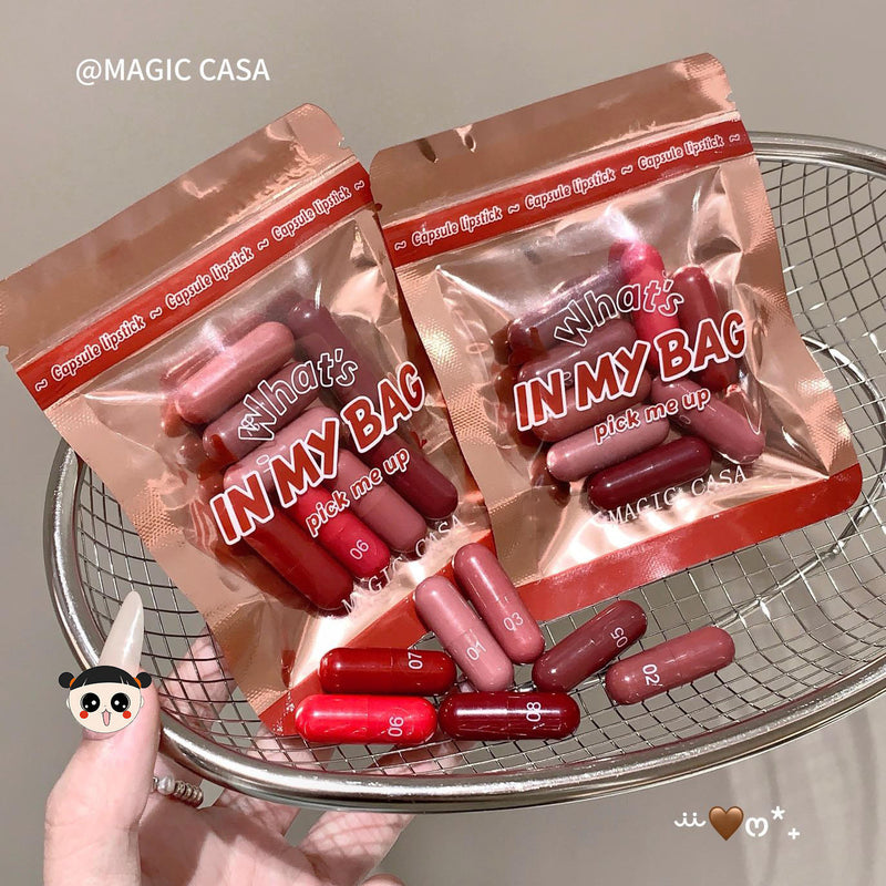 💊✨ Capsule Lip Glaze – Cute Look, Juicy Lips! ✨💄