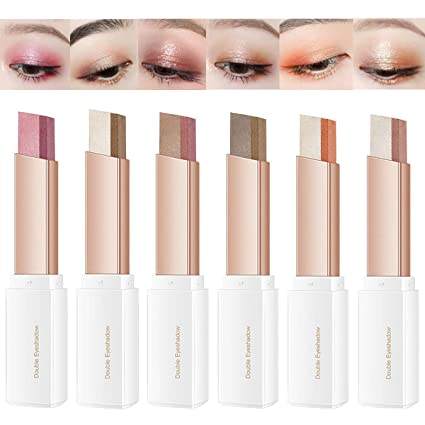 🌷✨ Double Color Glitter Eyeshadow Stick – Rose Gold + Glitter (রোজ গোল্ড + গ্লিটার) ✨💄