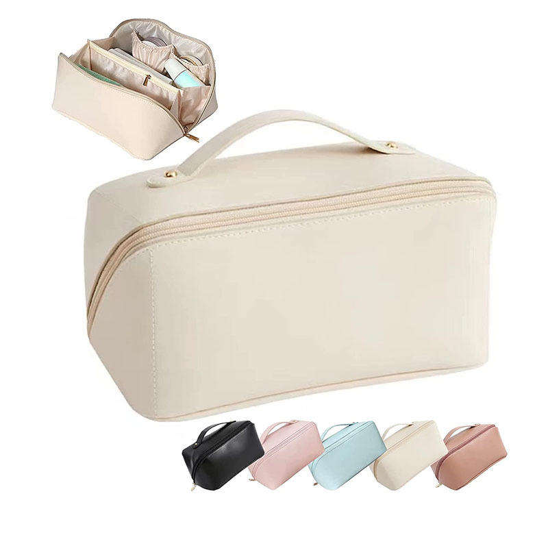 👜✨ Portable Makeup Organizer Bag – ট্রাভেল ফ্রেন্ডলি কসমেটিক স্টোরেজ ব্যাগ ✨👜