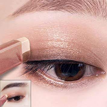 🤎✨ Double Color Glitter Eyeshadow Stick – Brown + Shimmer (ব্রাউন + শিমার) ✨💄