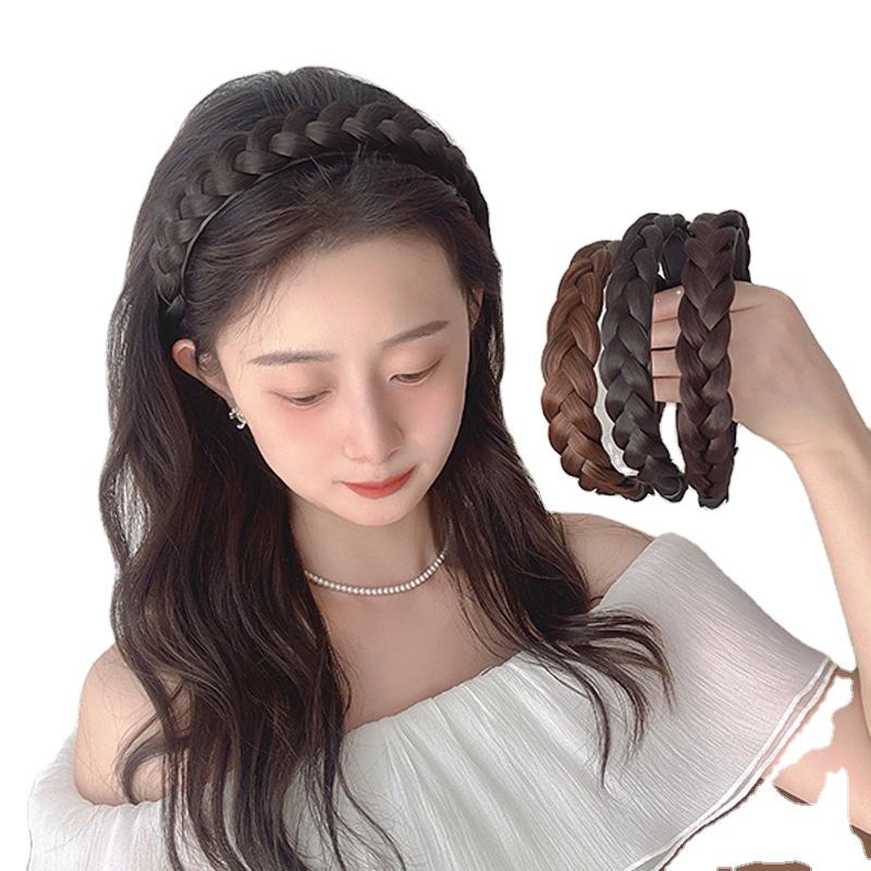 🖤✨ Braided Hair Band – স্টাইলিশ ব্রেইডেড হেয়ার ব্যান্ড (Black) ✨🖤
