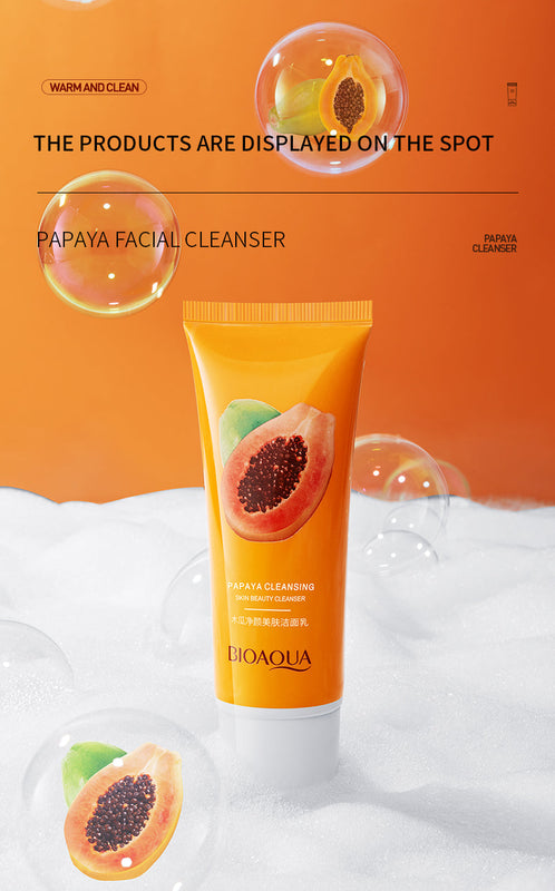 BIOAQUA Papaya Cleansing Cleanser-1pcs+১ পিচ ফ্রি