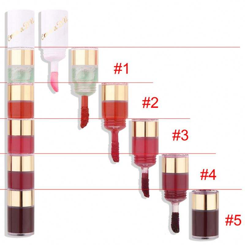 💄✨ 5 In 1 Liquid Lipstick – One Stick, Endless Beauty! ✨💋