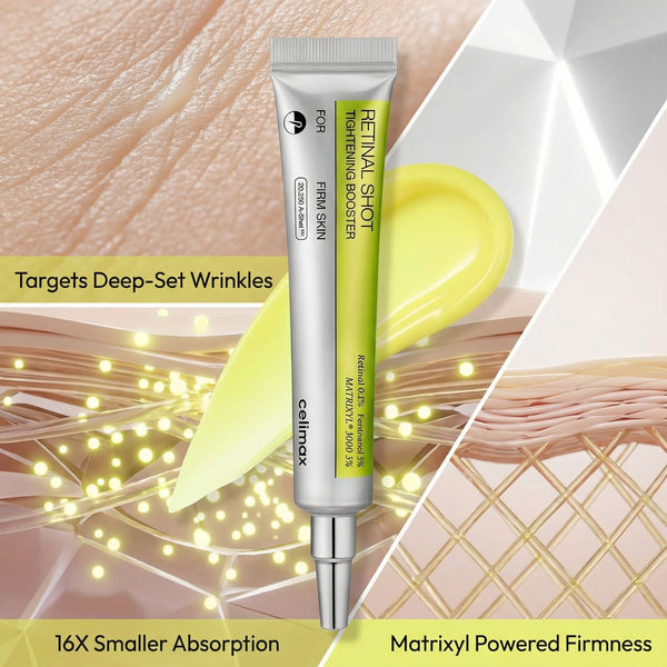 ✨💛 Retinal Shot Tightening Booster – এজিং কেয়ার অ্যান্টি-রিঙ্কল সিরাম 💛✨