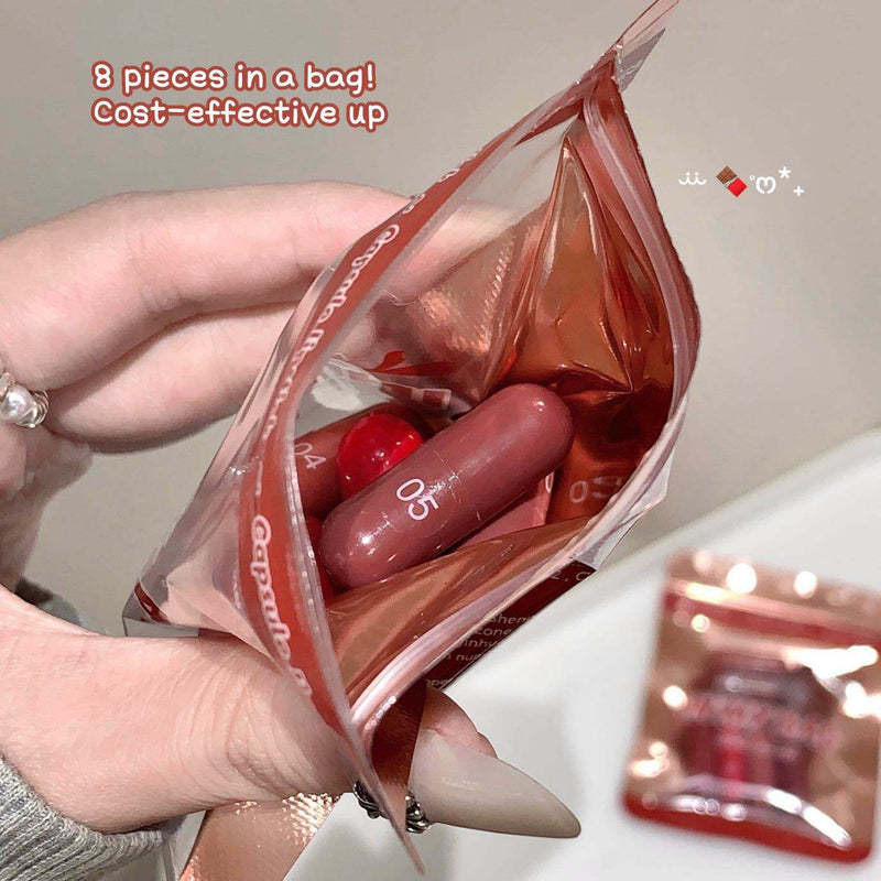 💊✨ Capsule Lip Glaze – Cute Look, Juicy Lips! ✨💄