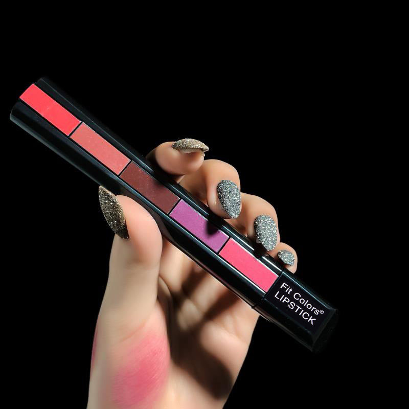 5 In 1 Matte Lipstick Kit Waterproof-Shade-02