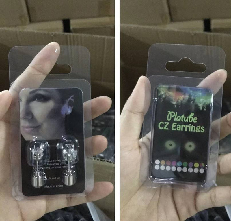 LED Light Crystal Earrings