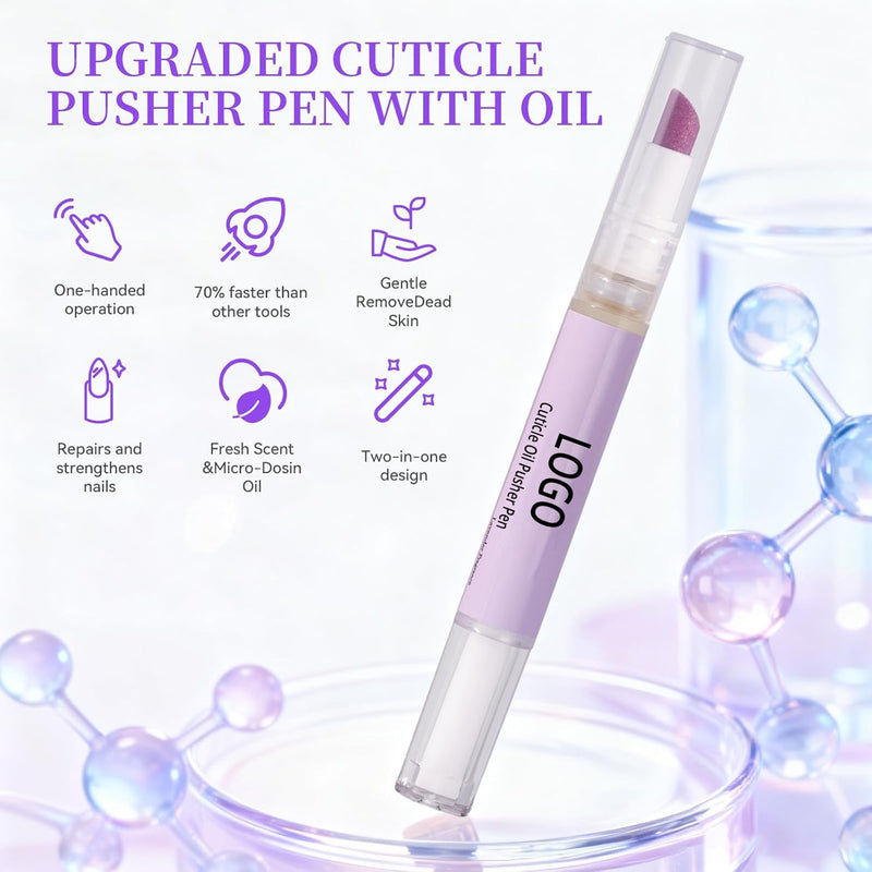 2-in-1 Quartz Cuticle Oil Pusher Pen