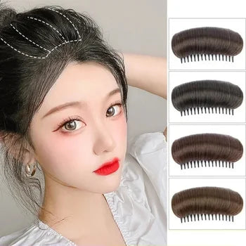 ২ পিচ লাইটব্রাউন কালার -Invisible Fluffy Hairs Pad-2pcs-Light Brown Color