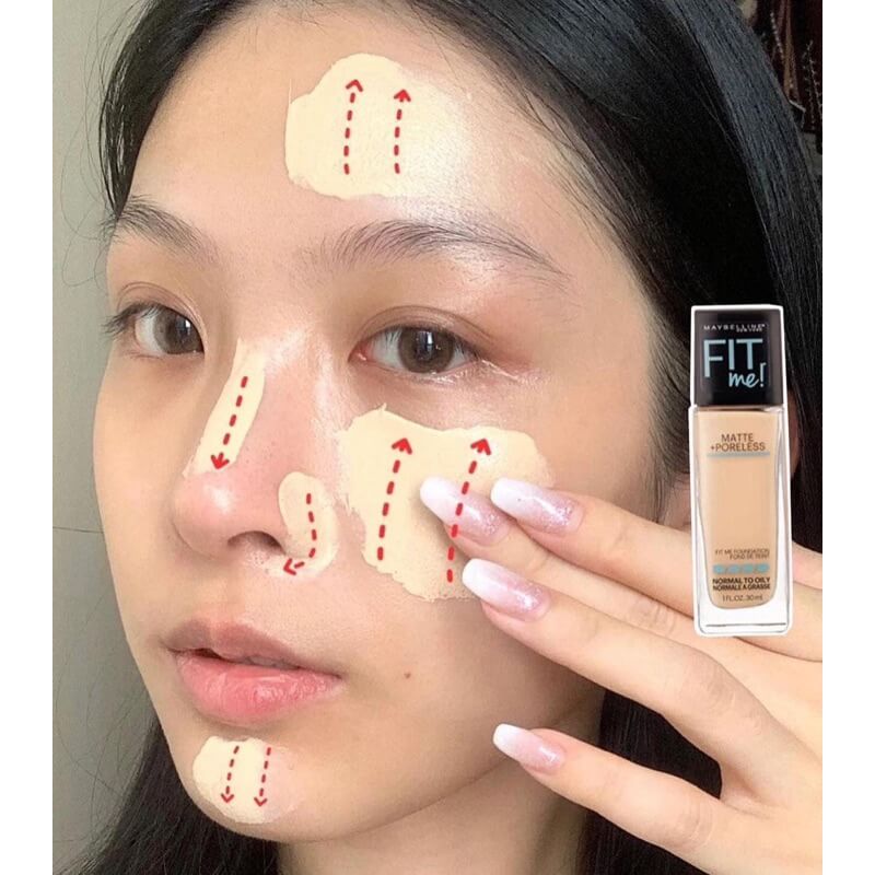 Maybelline Fit Me Matte + Poreless Liquid Foundation SPF-(115 Shed)