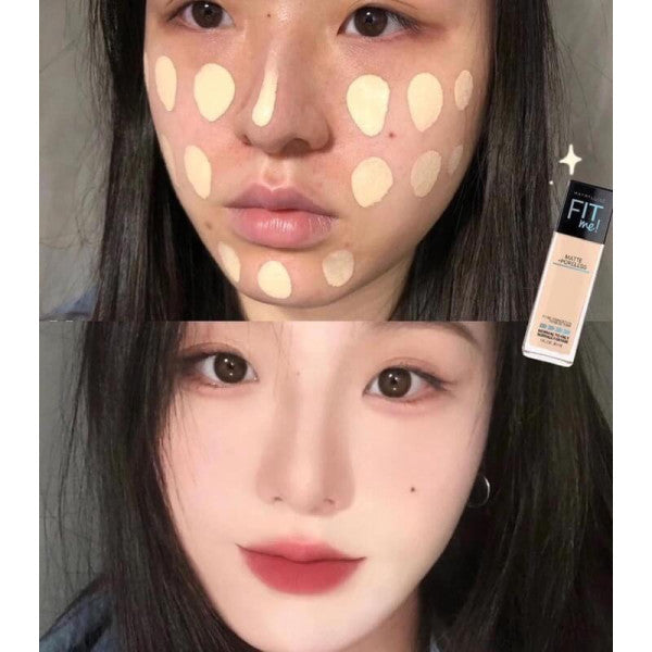 Maybelline Fit Me Matte + Poreless Liquid Foundation SPF-(120 Shed)