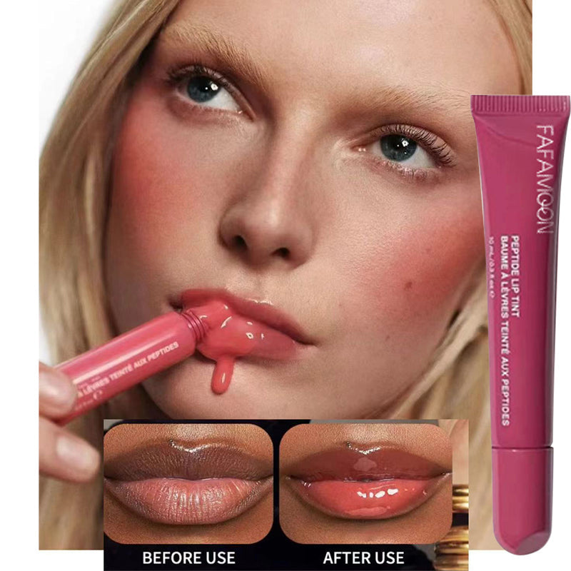 ১ পিস-(Color Shade-RASPBERRYJELLY)- Moisturizing Oil Mirror Lipstick Plumping Lip