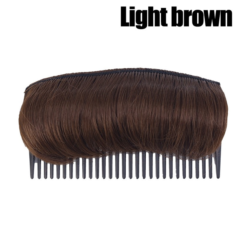 ২ পিচ লাইটব্রাউন কালার -Invisible Fluffy Hairs Pad-2pcs-Light Brown Color