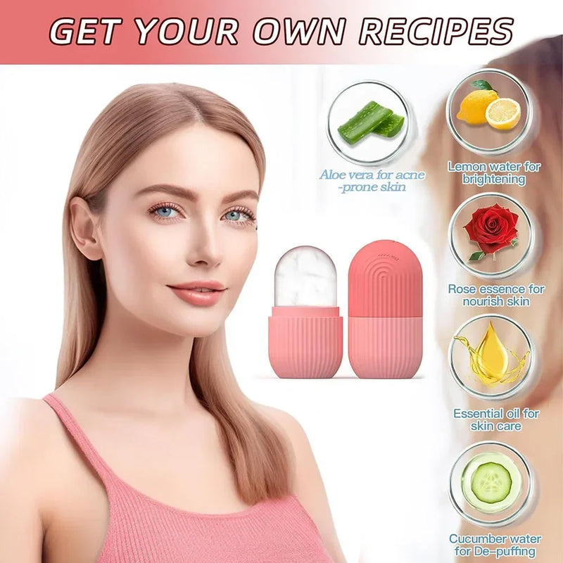 Ice Facial Silicone Roller-2 PCS