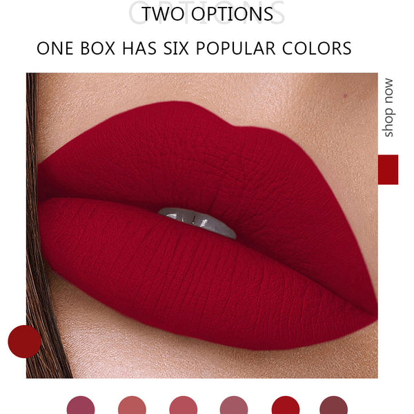 Handaiyan 6 Color Matte Liquid Lipstick