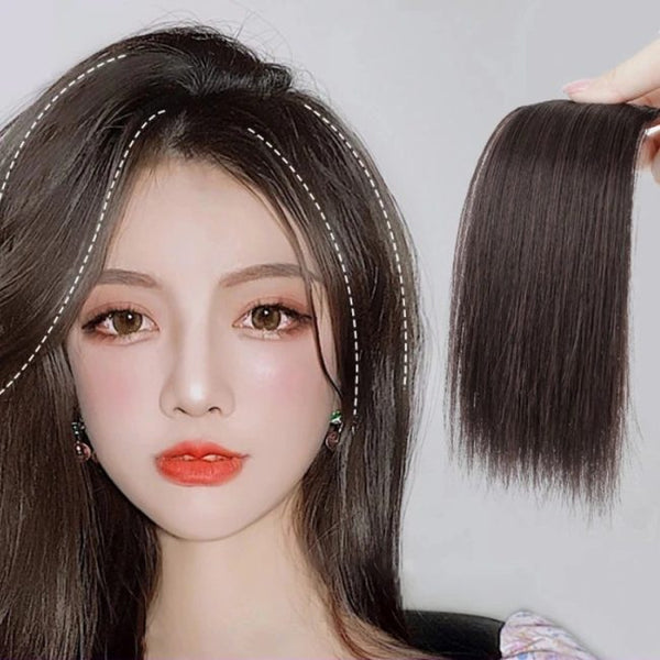 ১ জোড়া-৮ ইঞ্চি (কালো কালার)Hair Pads Clip in Hair Extension Lining