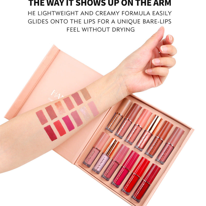 Handaiyan 12 Color Matte Liquid Lipstick