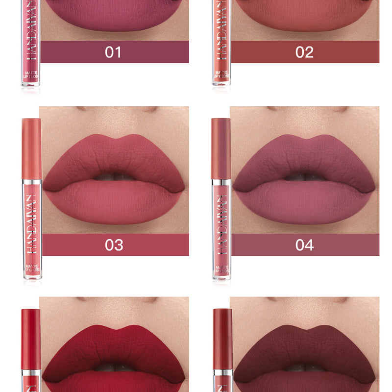 Handaiyan 6 Color Matte Liquid Lipstick