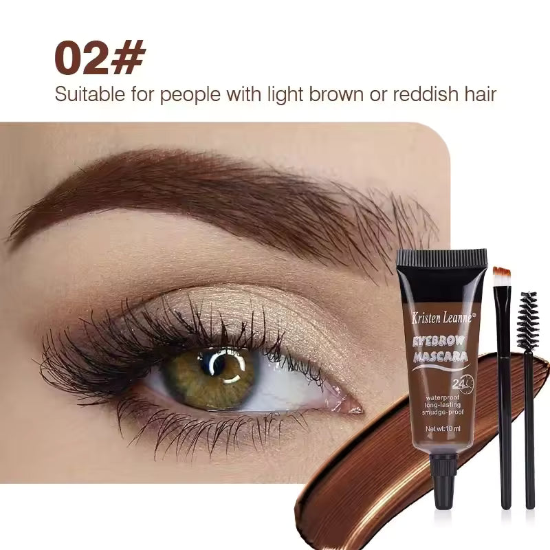 Black 04 Shade-আকর্ষনীয় এবং নিখুঁত আইব্রো-Liquid Eyebrow Cream Set