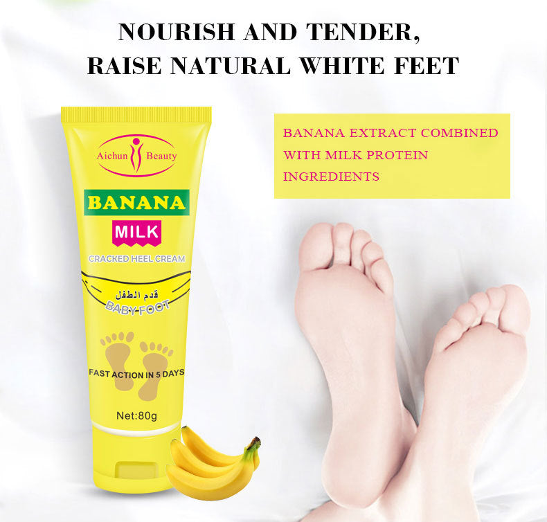Banana & Milk Extract Foot Cream!
