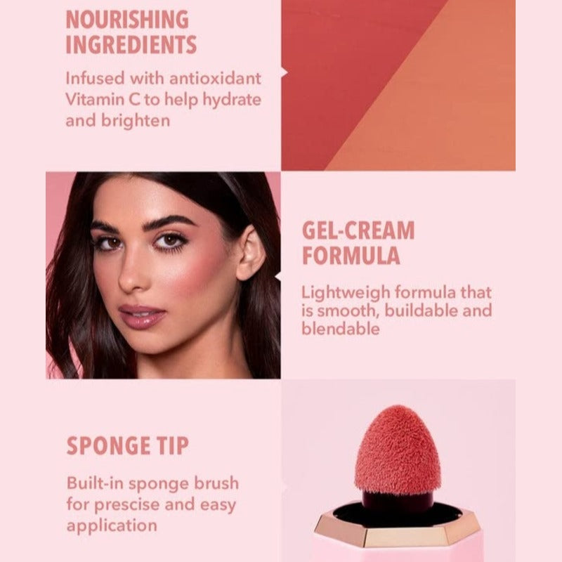 Sheglam Color Bloom Liquid blush-Risky Business