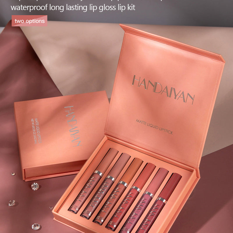 Handaiyan 6 Color Matte Liquid Lipstick
