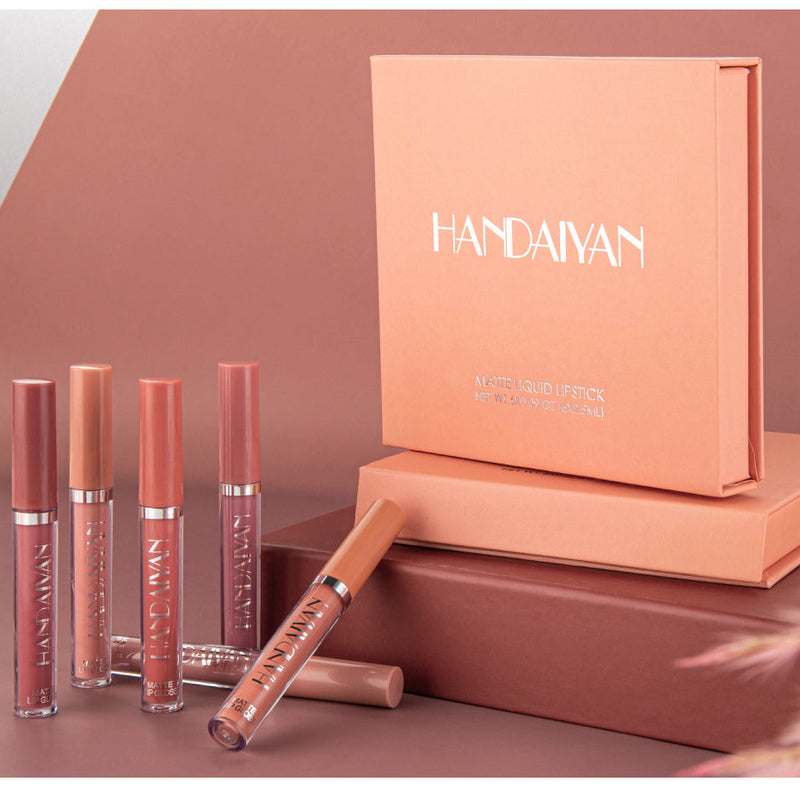 Handaiyan 6 Color Matte Liquid Lipstick