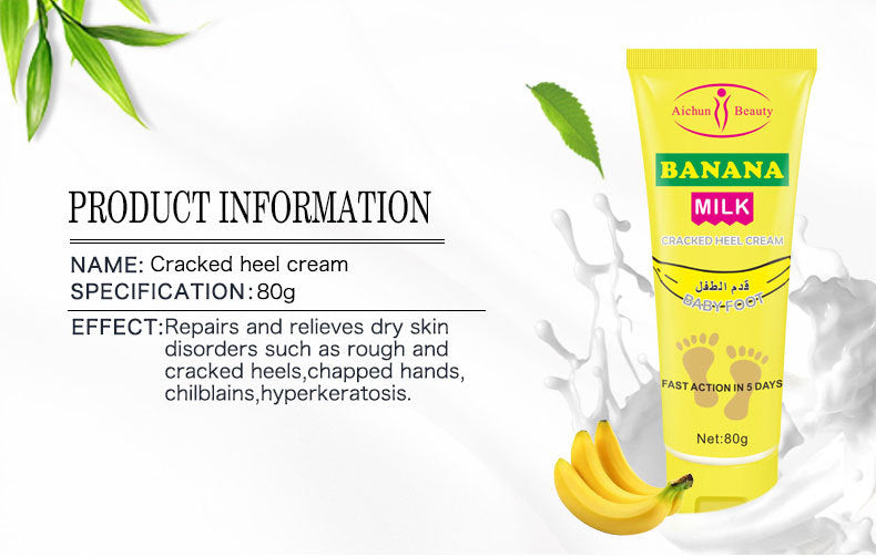 Banana & Milk Extract Foot Cream!