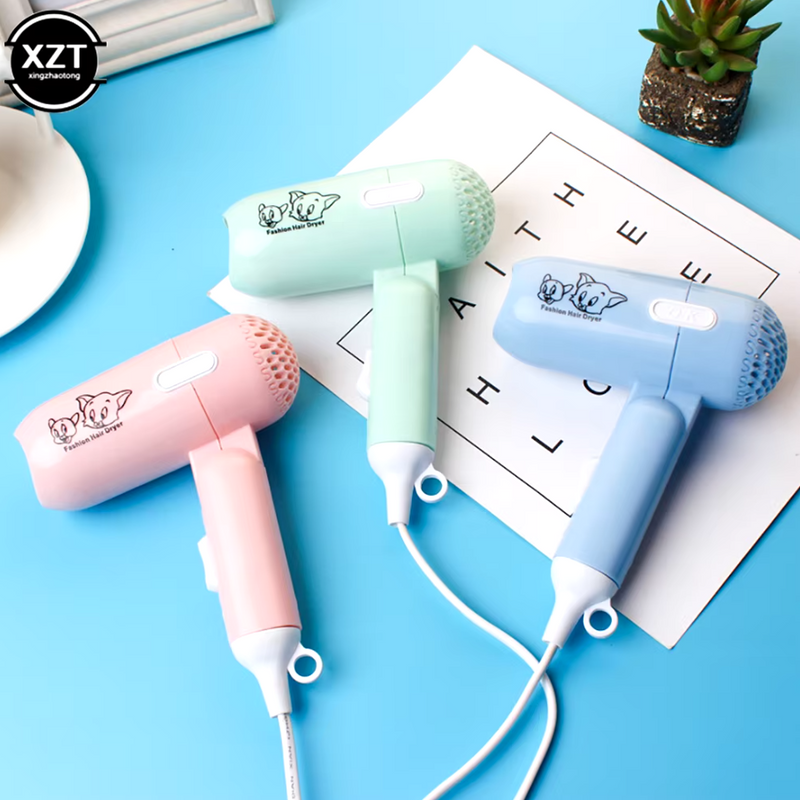 (রোজপিঙ্ক কালার) Two-Speed Wind Mini Hair Dryer