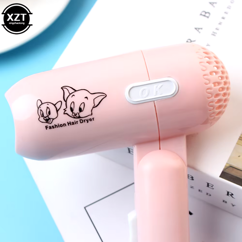 (ব্লু কালার) Two-Speed Wind Mini Hair Dryer